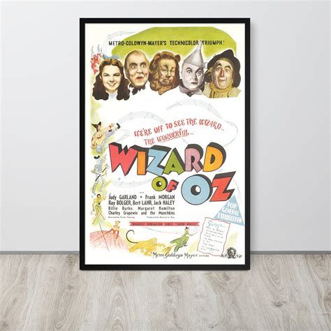 The Wizard of Oz 1939 Vintage Movie Poster - Etsy