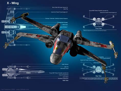 X Wing Fighter blueprints | Star Wars: Corellian Rebel Pilots | Pint…