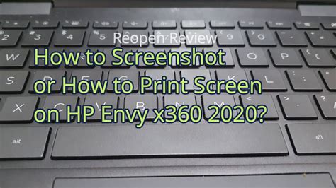 How to Screenshot or Print Screen? - Hp Envy X360 13 2020 - YouTube