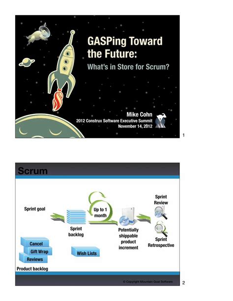 (PDF) GASPing Toward the Future of Scrum - Mike Cohn · 2015-01-29 · 35 Summary of Predictions ...