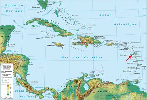 Guadeloupe - Carte du monde ≡ Voyage - Carte - Plan