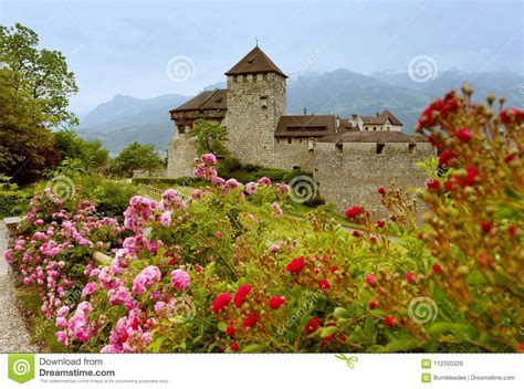 Gutenberg Castle in Vaduz, Liechtenstein. this Castle is the Pal Stock Image - Image of mountain ...