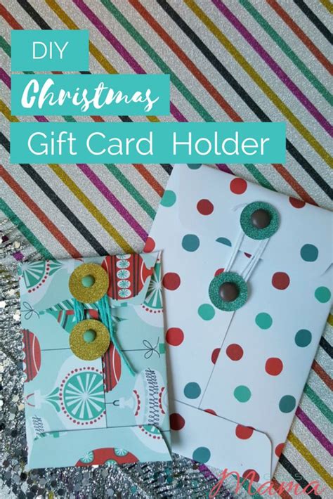 DIY Christmas Gift Card Holders - Goodstuff Mama | Christmas gift card ...