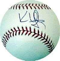 Kenny Lofton autographed Baseball