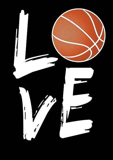 "I love basketball" Posters by CORZ | Redbubble