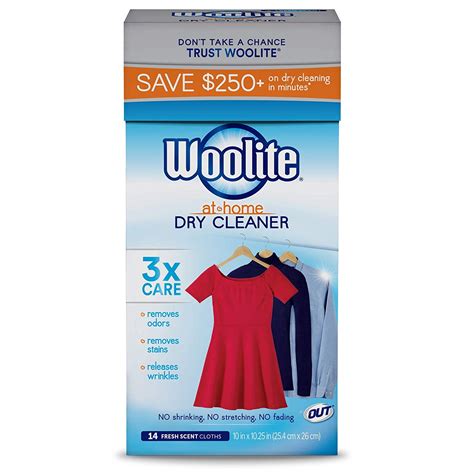 Woolite At-Home Dry Cleaner, Fresh Scent, 14 Cloths - Walmart.com