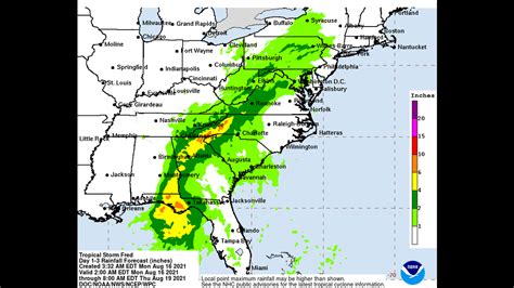 Tropical Storm Fred: Latest forecast and path for NC, SC | Charlotte ...