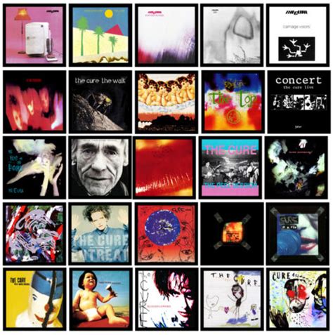 THE CURE - 25 pack of album cover discography magnets lot | eBay