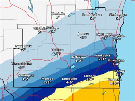 Wisconsin Weather: Up to 12 Inches Of Snow Forecast Sunday | Mount ...