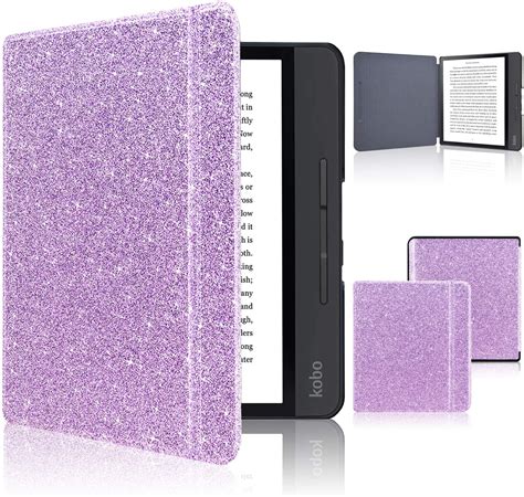 Kobo Libra H2O Case, ACcolor The Thinnest and Lightest Leather Smart Cover Case for New Kobo ...