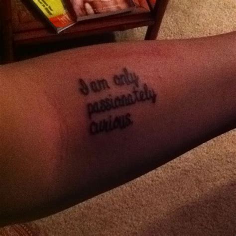 "I am only passionately curious." Albert Einstein | Tattoo quotes ...