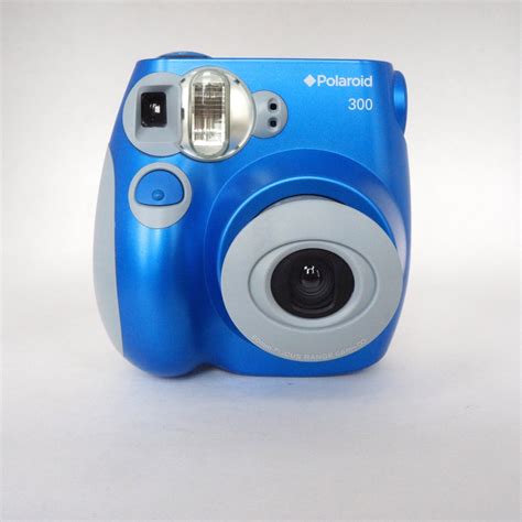 Blue Polaroid 300 Instant Film Camera by RetrospektShop on Etsy