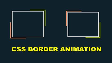 CSS border animation effect with HTML and CSS - Techmidpoint