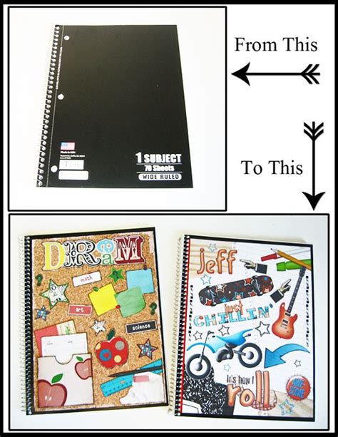 DIY: Personalized Notebooks | Personalized notebook, Diy personalized ...