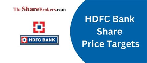 HDFC Bank Share Price Targets For 2023, 2024, 2025, & 2030 ...