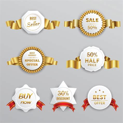 Sale Labels Set Vector Illustration 2273634 Vector Art at Vecteezy