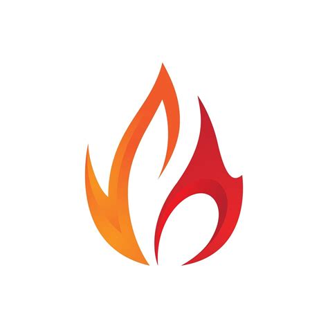 Flame Logo Vector Template Fire Logo Design Graphic Vector Art | Sexiz Pix
