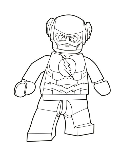 Flash Coloring Pages Lego / The Flash Characters Lego Coloring Page - Free Coloring ... : Here ...