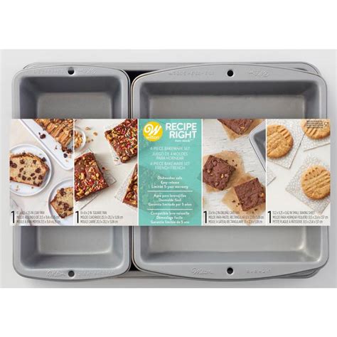 Wilton Recipe Right 4-Piece Bakeware Set 2105-0-0269 - The Home Depot