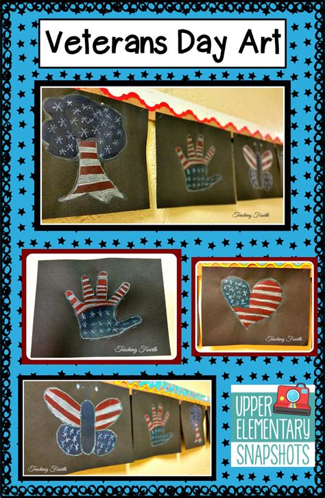 Veterans Day art idea. Very simple, easy to do, and takes very few supplies. Veterans Day ...