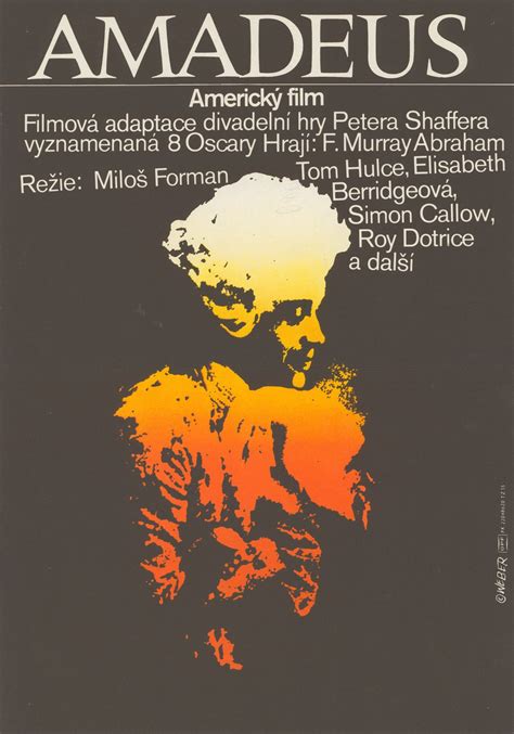 Amadeus Original 1984 Czech A3 Movie Poster - Posteritati Movie Poster Gallery