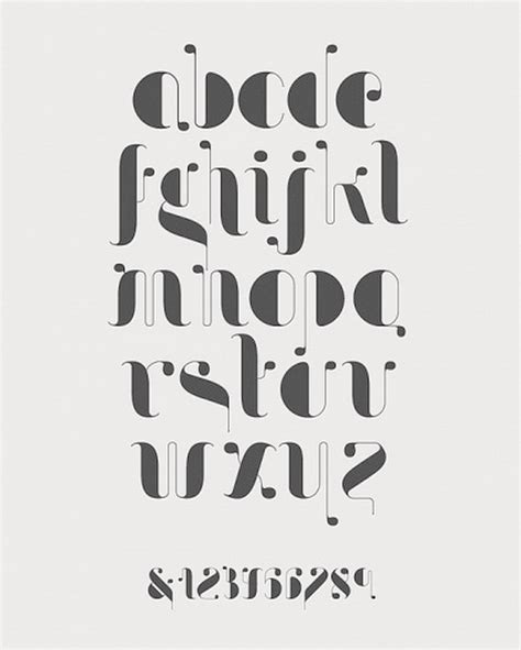 90 Beautiful Typography Alphabet Designs (Part 1) https://www ...