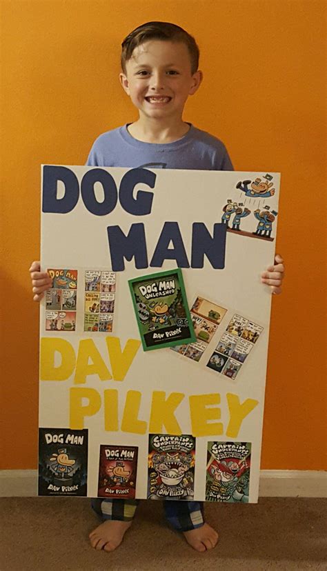 100 book challenge parade poster. Dog Man by Dav Pilkey and other books ...