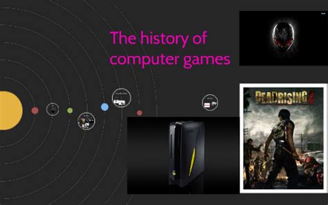 The history of computer games by