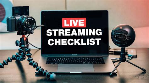 The Ultimate Live Streaming Equipment Setup - here's a helpful list