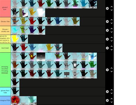 Slap battles glove tier list : r/SlapBattles