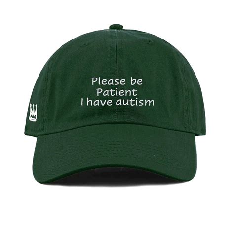 Be Patient I Have Autism Hat, Autism Hat, I Have Autism Hat, Custom Hat Embroidery With Name - Etsy