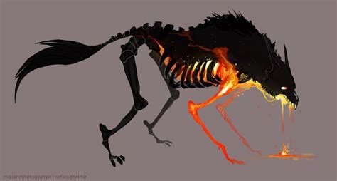 Hellhound | Fantasy creatures art, Mythical creatures art, Creature ...