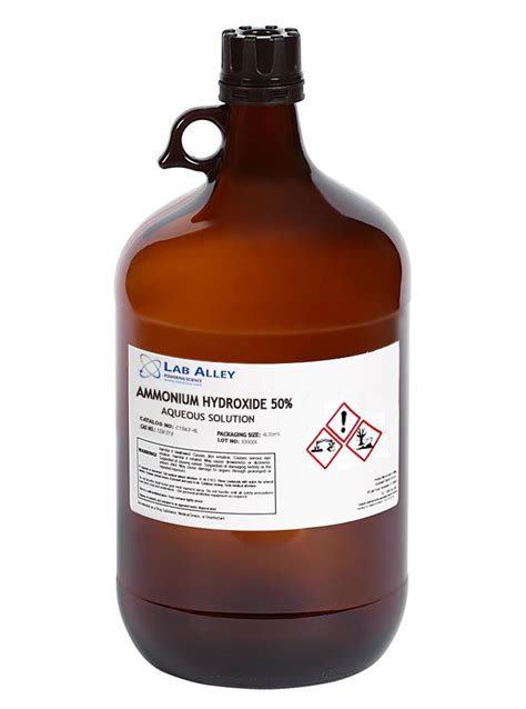 Buy Ammonium Hydroxide 50% – Lab Alley