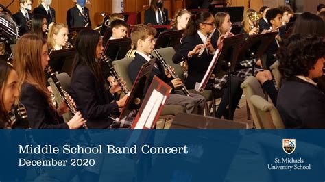 Middle School Band Concert: December 2020 - YouTube