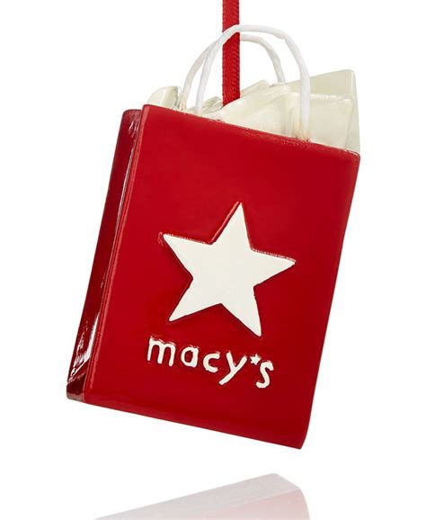 Macy's Collectible Shopping Bag Ornament, Created for Macy's - Macy's