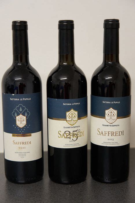 Fatoiria Le Pupille Saffredi 2011, 2012, 2013 - Toscana IGT - Catawiki