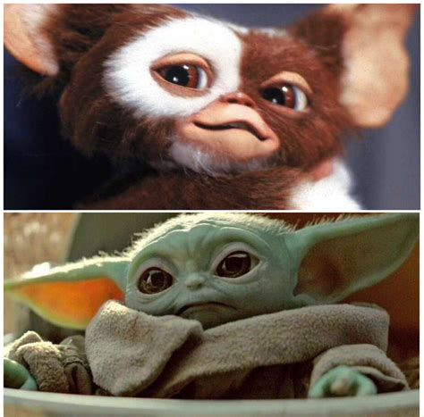 Gizmo and Baby Yoda Blank Template - Imgflip