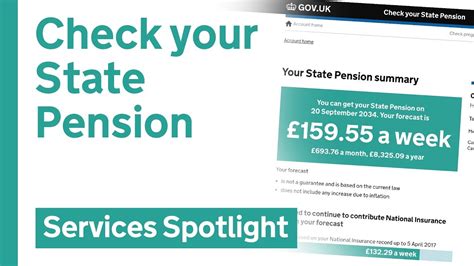 Check your state pension on GOV.UK - YouTube