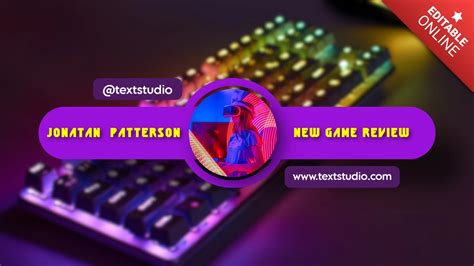 Purple & Yellow Modern Gaming YouTube Channel Banner | Free Design Template