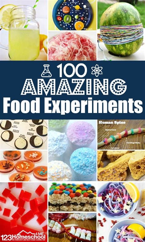 100 AMAZING Food Experiments for Kids - Chemistry, Biology, Physics ...