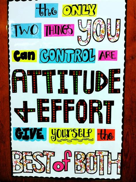 Motto for my classroom... had to make it into a neat poster to hang on ...