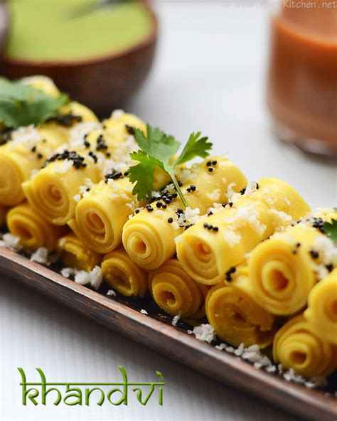 Khandvi recipe, How to make khandvi - Raks Kitchen