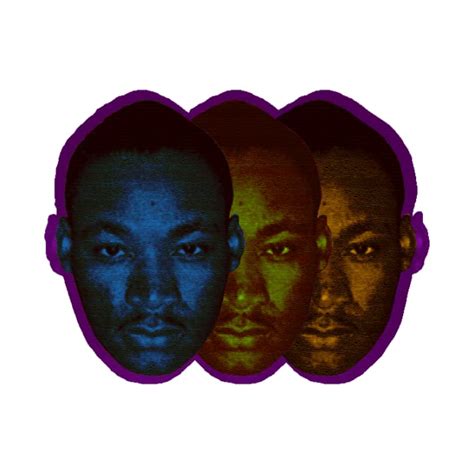 Martin Luther King Mugshot Threeways - Mlk - T-Shirt | TeePublic