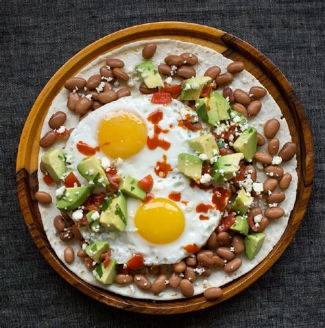 Huevos Rancheros with Avocado Salsa - Half Cup Habit