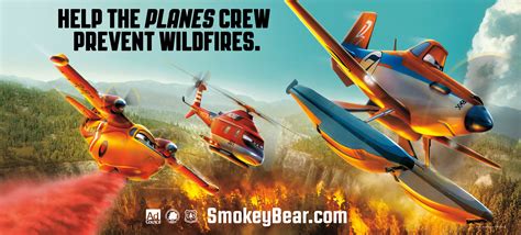 Characters from Disney's Planes: Fire & Rescue Join Smokey Bear in New ...