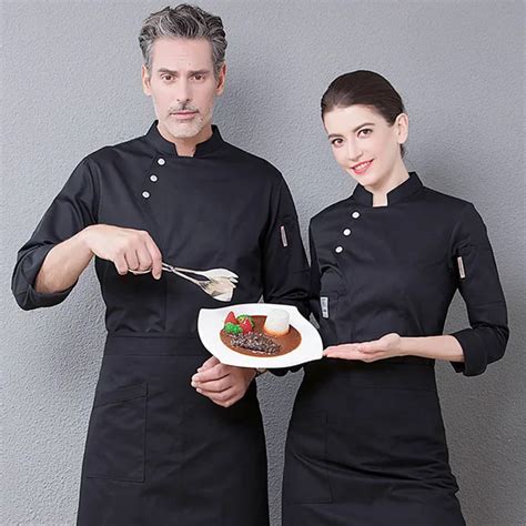 WELIVENICE New 2018 High Quality Chef Uniforms Men Women Restaurant Hotel BBQ Kitchen Food ...