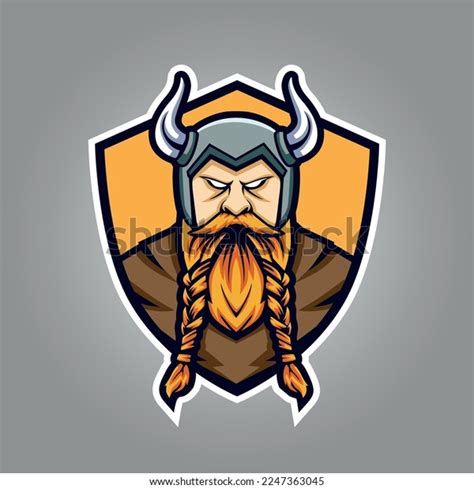 Warrior Mascot Logo Illustration Vector Stock Vector (Royalty Free ...