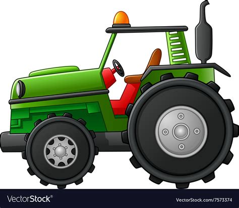 Farm tractor Royalty Free Vector Image - VectorStock