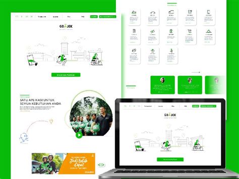 Gojek Landing Page Redesign | Landing page, Ux design trends, Redesign