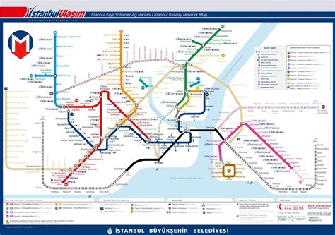 Istanbul Tourist Metro Map - Navigating the Beauty of Istanbul with ...